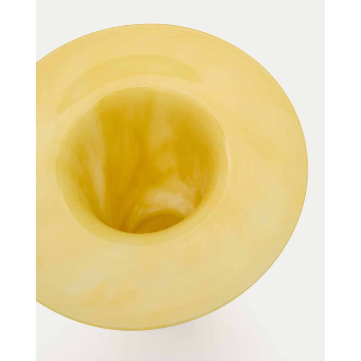 Kelse orange glass vase, 26 cm – image 3