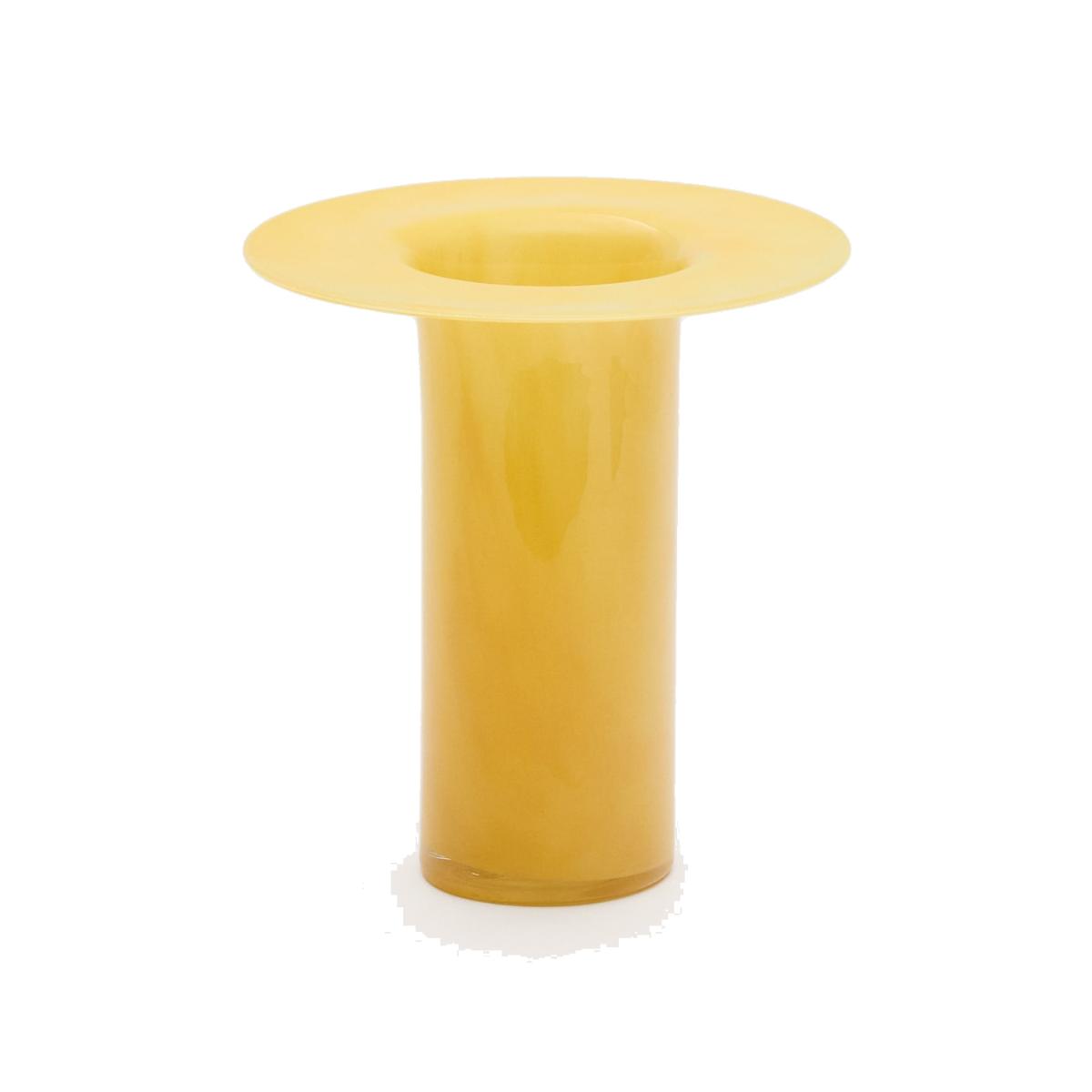 Kelse orange glass vase, 26 cm – image 1