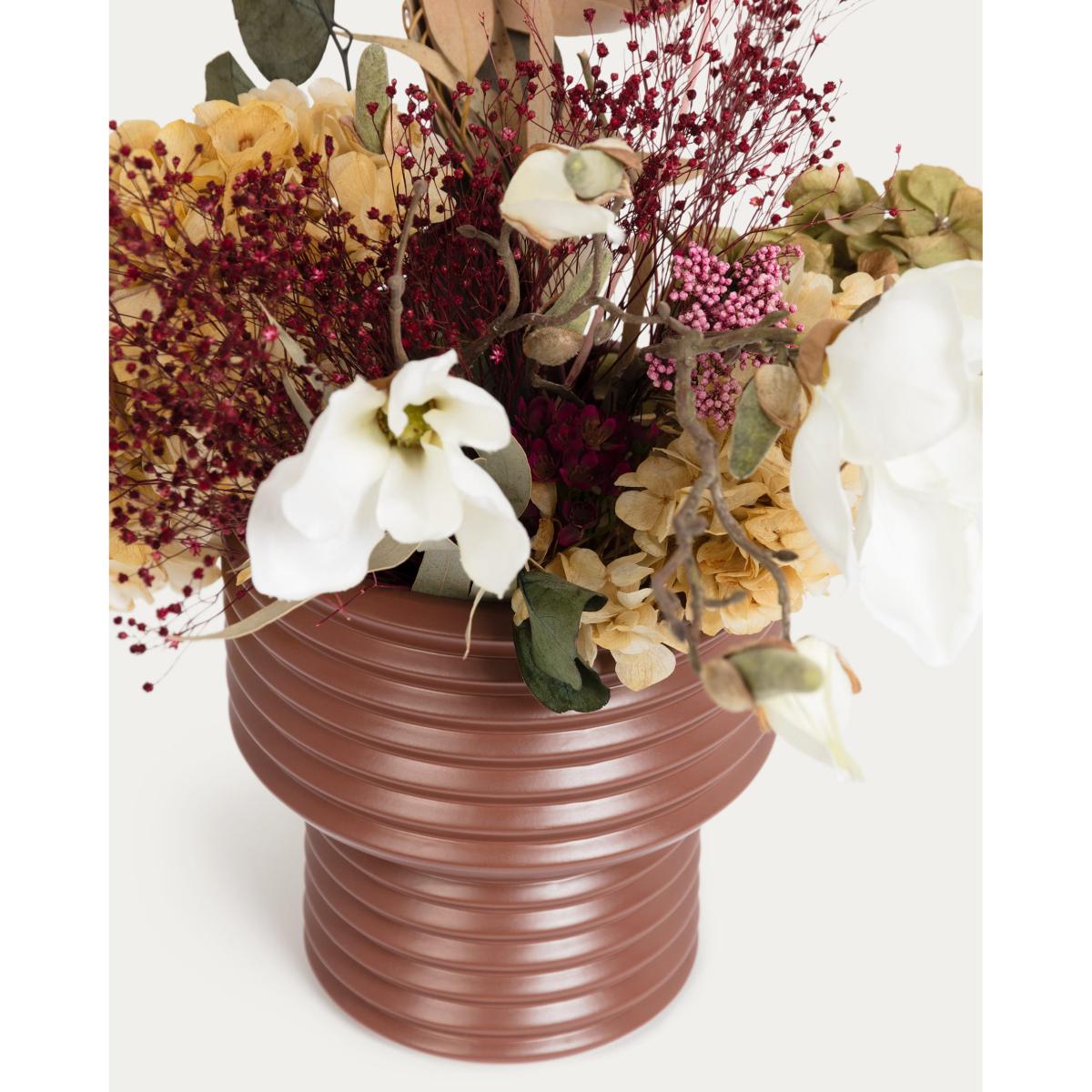 Aleray ceramic vase brown – image 3