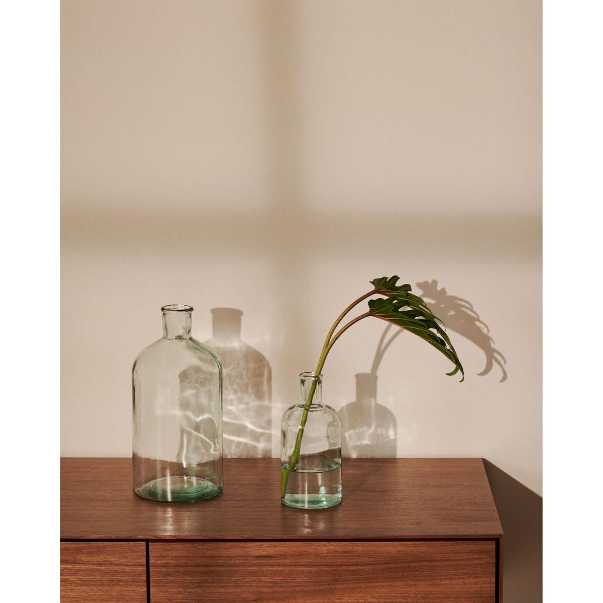 Brenna vase in 100% recycled brown glass, 28 cm – image 2