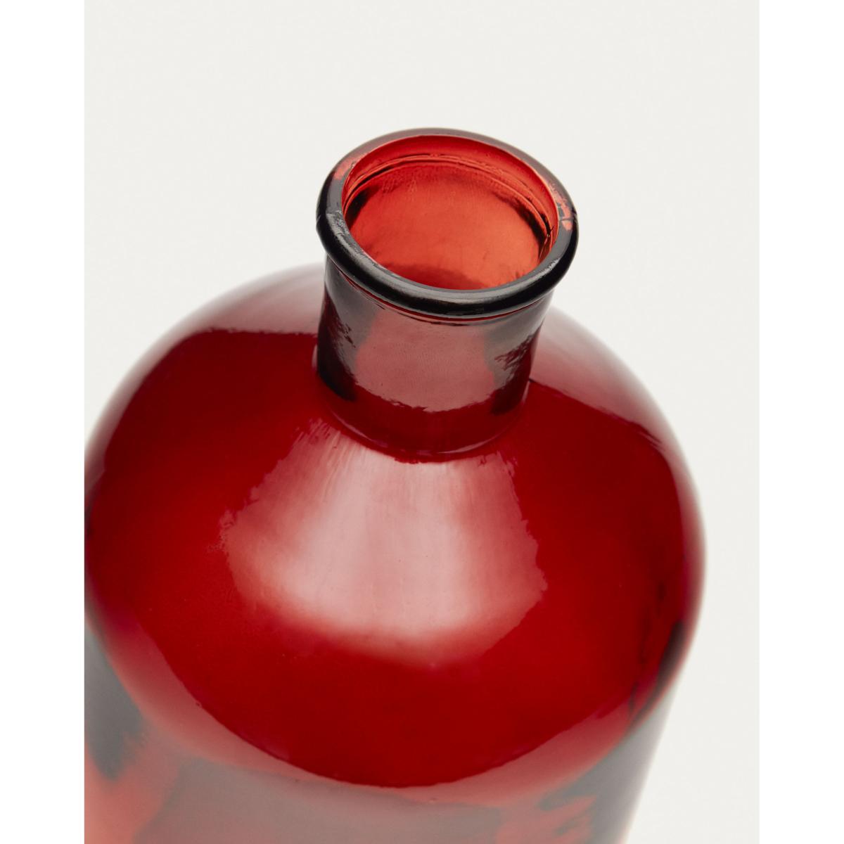 Brenna vase in 100% recycled brown glass, 28 cm – image 3