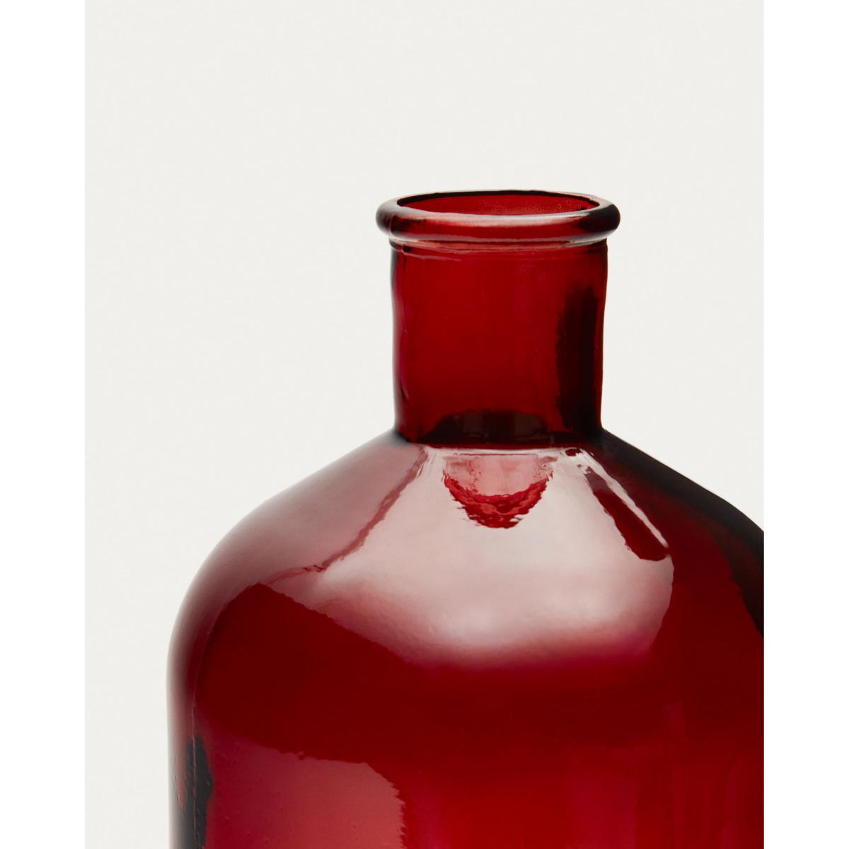 Brenna vase in 100% recycled brown glass, 28 cm – image 4