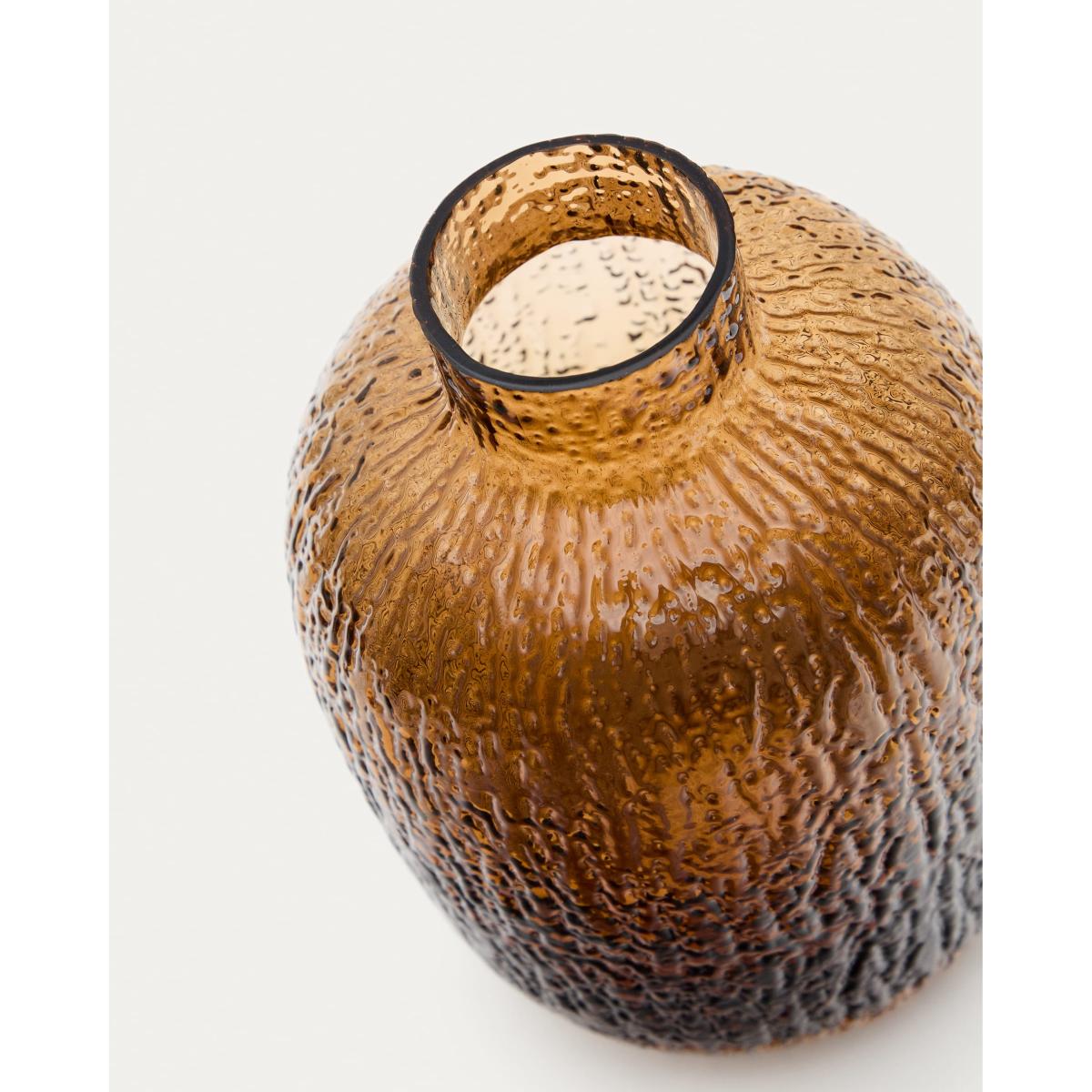 Shali brown glass vase, 20.5 cm – image 2