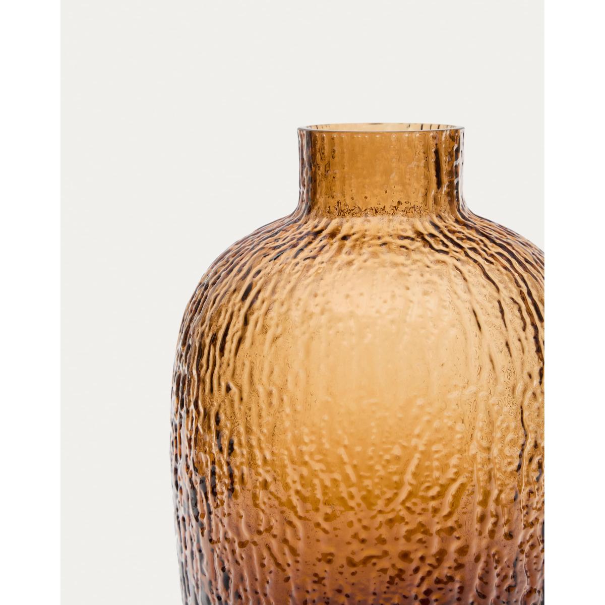 Shali brown glass vase, 20.5 cm – image 3