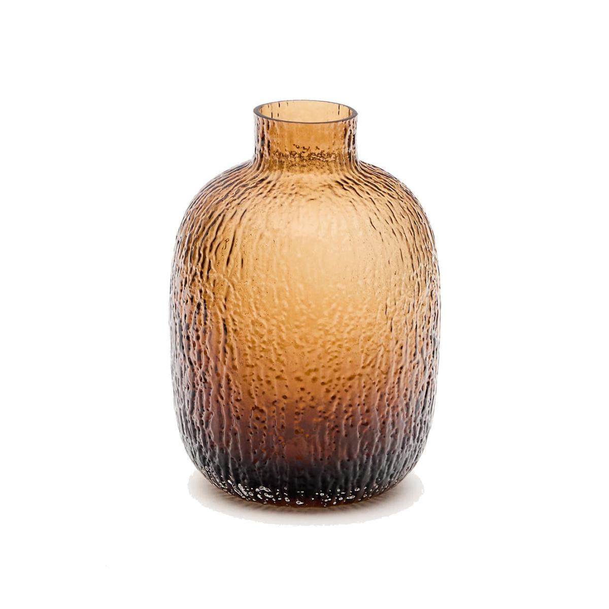 Shali brown glass vase, 20.5 cm – image 1