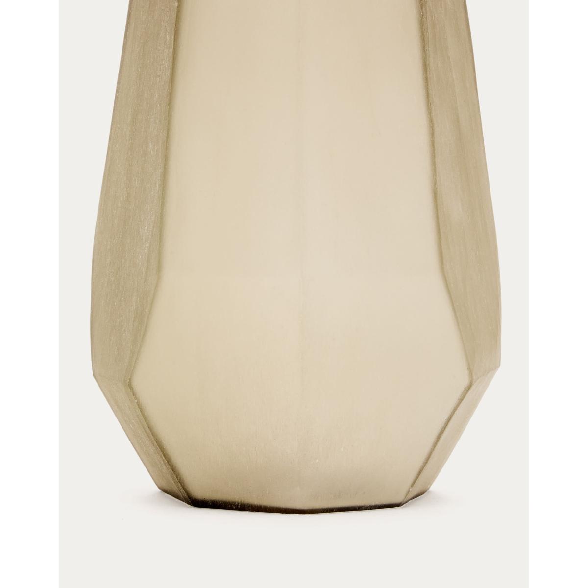 Arai grey, recycled-glass vase, 22 cm – image 3
