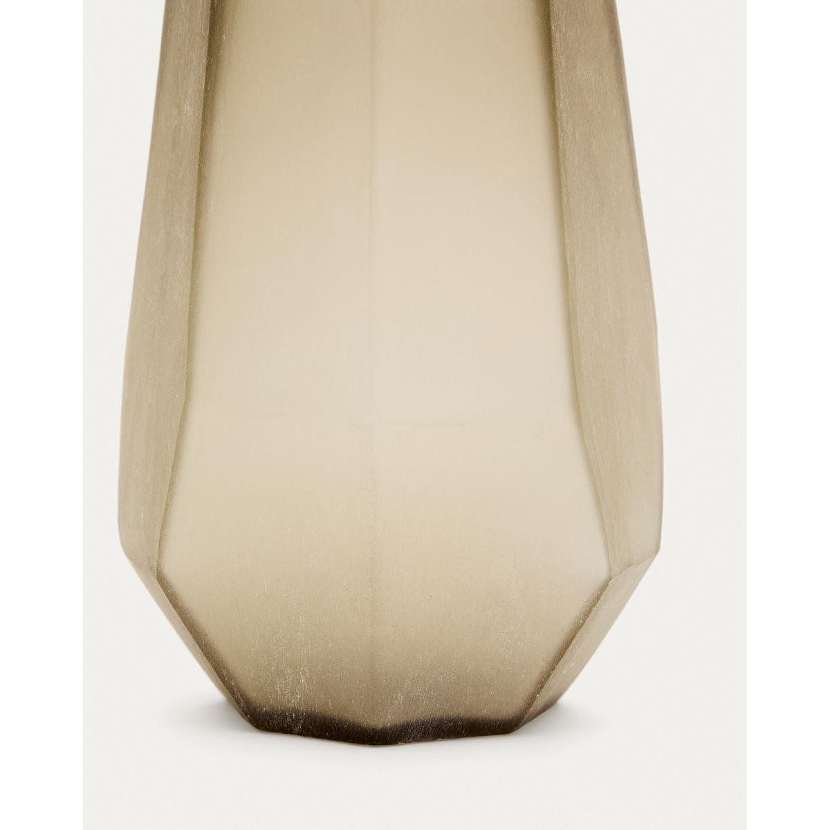 Arai grey, recycled-glass vase, 16.5 cm – image 3