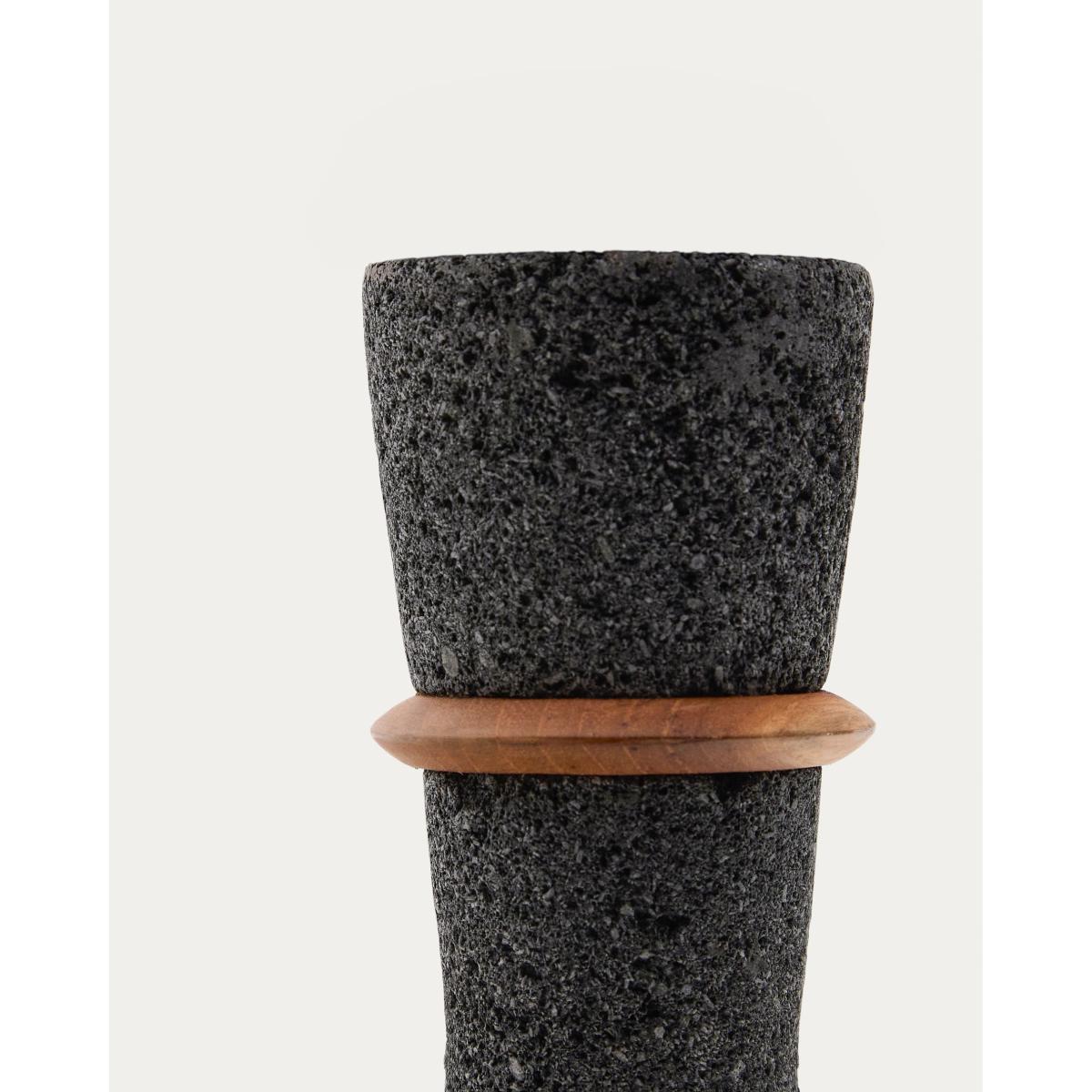 Naro stone vase with ring details 30cm – image 5