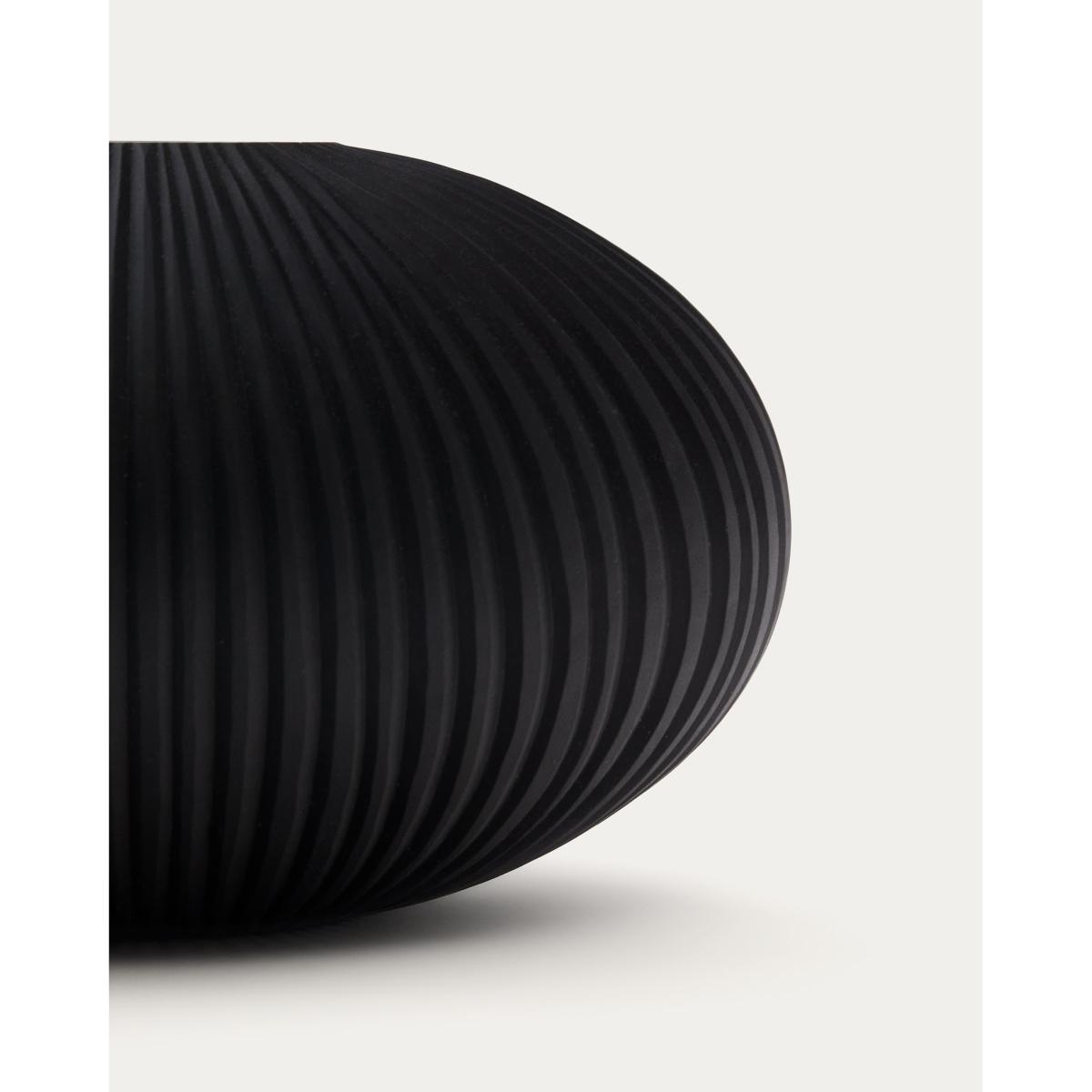 Nivra grey glass vase 19cm – image 5