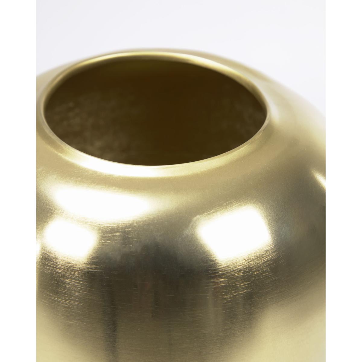 Catherine vase in gold-coloured metal 48 cm – image 3