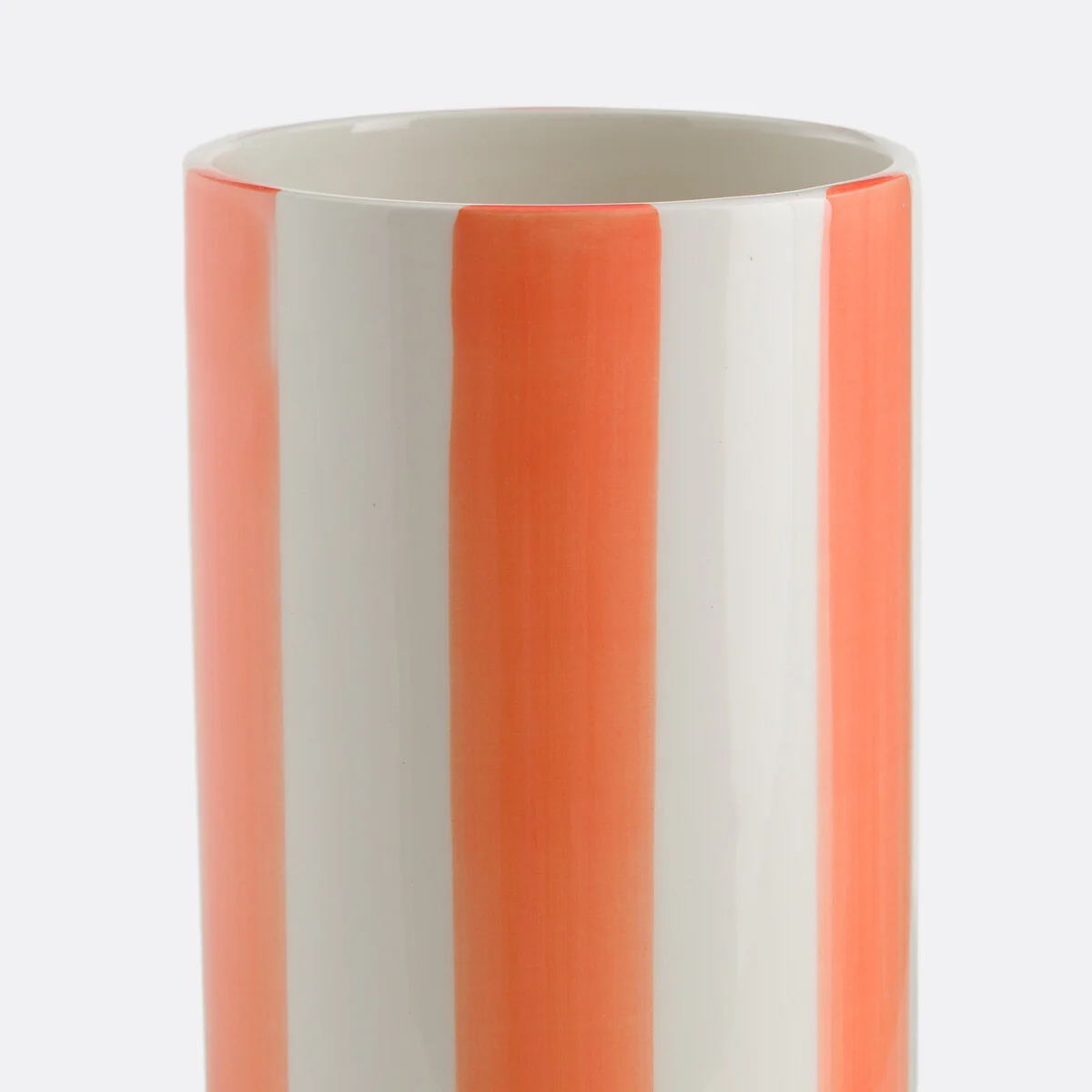 Jaoma Striped Ceramic Vase, H18cm – image 2