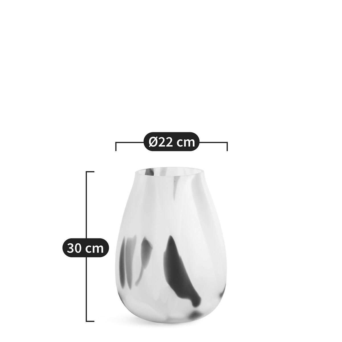 Chromara 30cm High Frosted Glass Vase – image 8