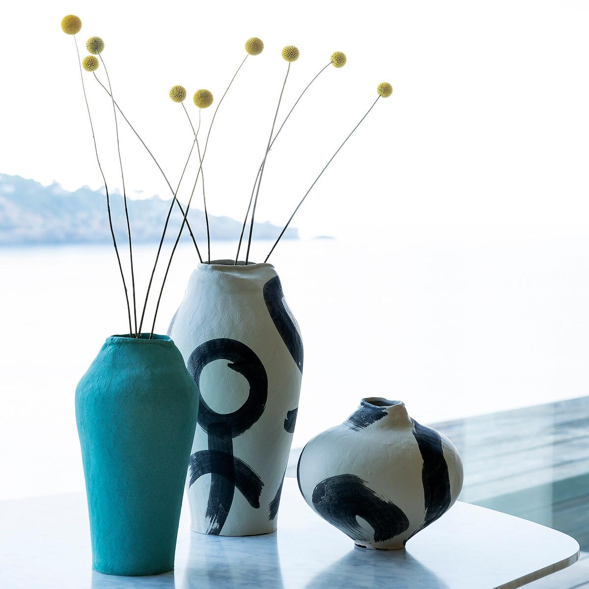 Matt Ceramic Vase, H36.5cm, Brush – image 2