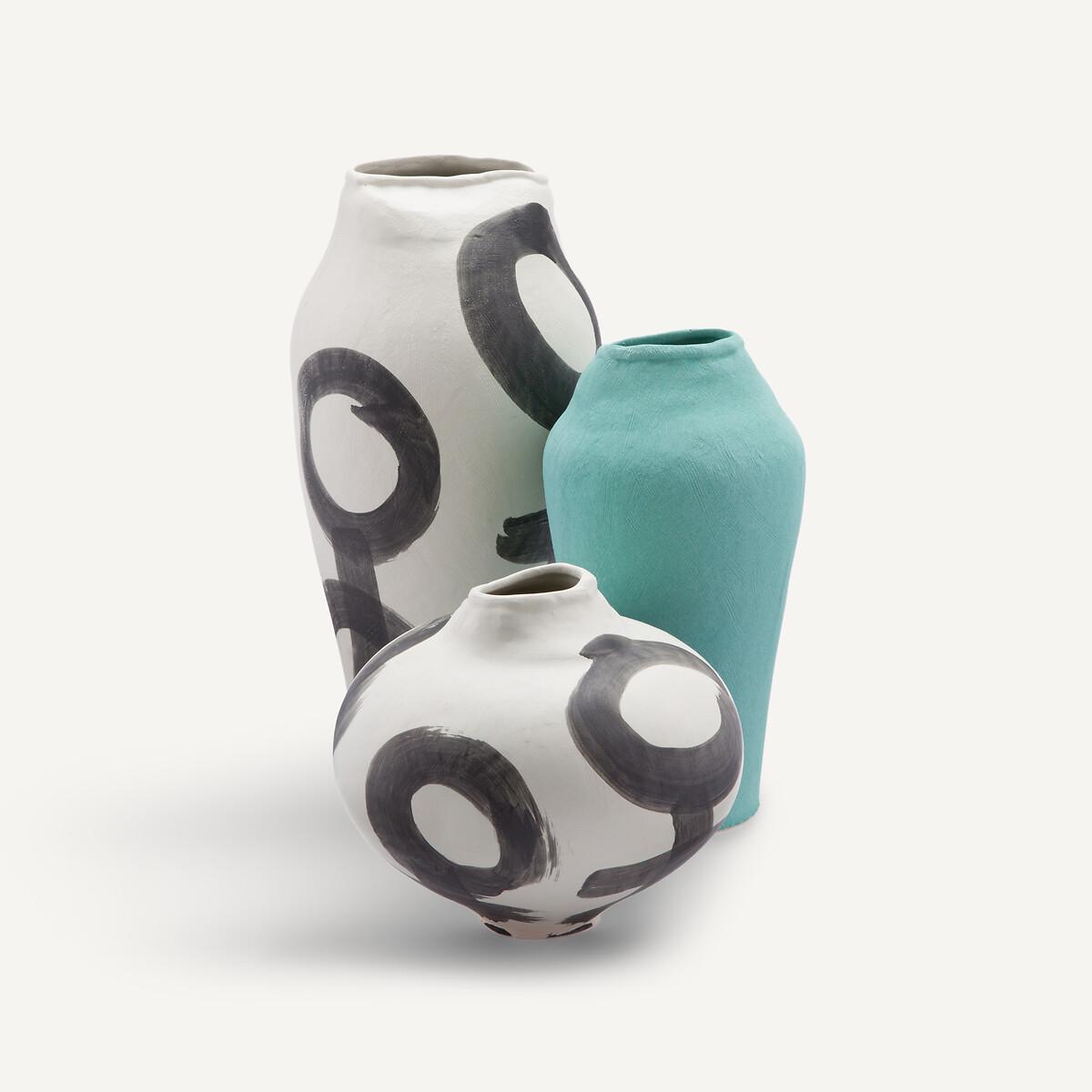 Matt Ceramic Vase, H36.5cm, Brush – image 4
