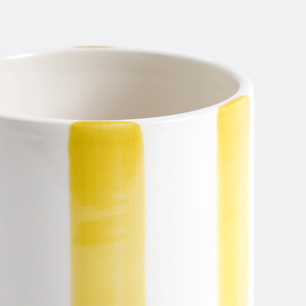 Jaoma Striped Ceramic Vase, H18cm – image 3