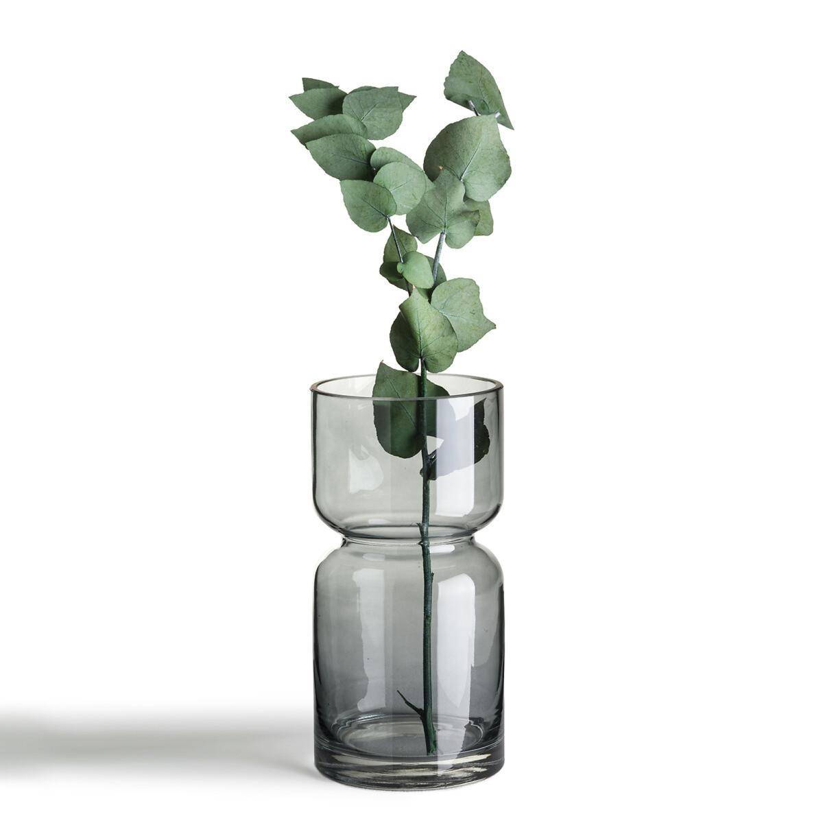 Sinao 22cm High Smoked Glass Vase – image 3