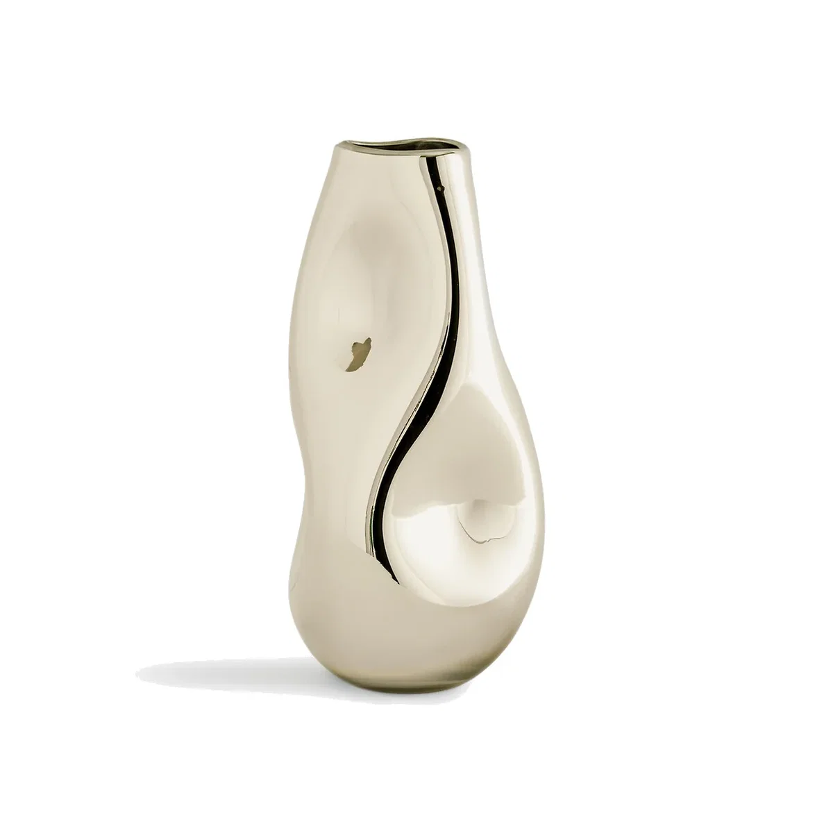 Cozi 43cm High Hand-Blown Metallic Glass Vase – image 1