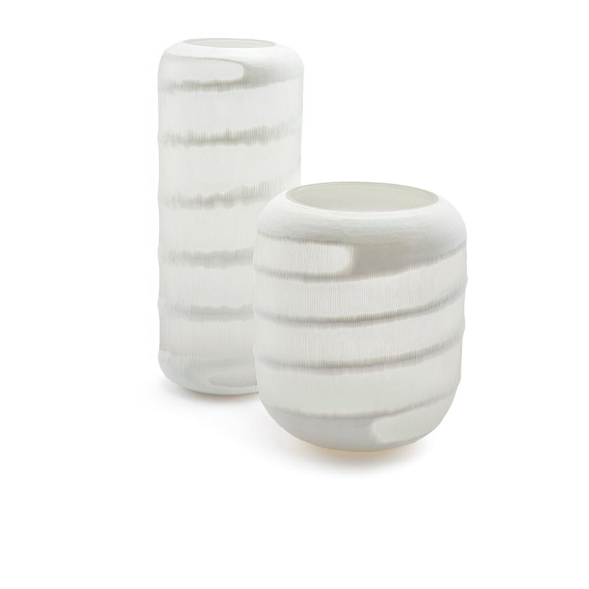 Topina Opaque Frosted Glass Vase – image 4