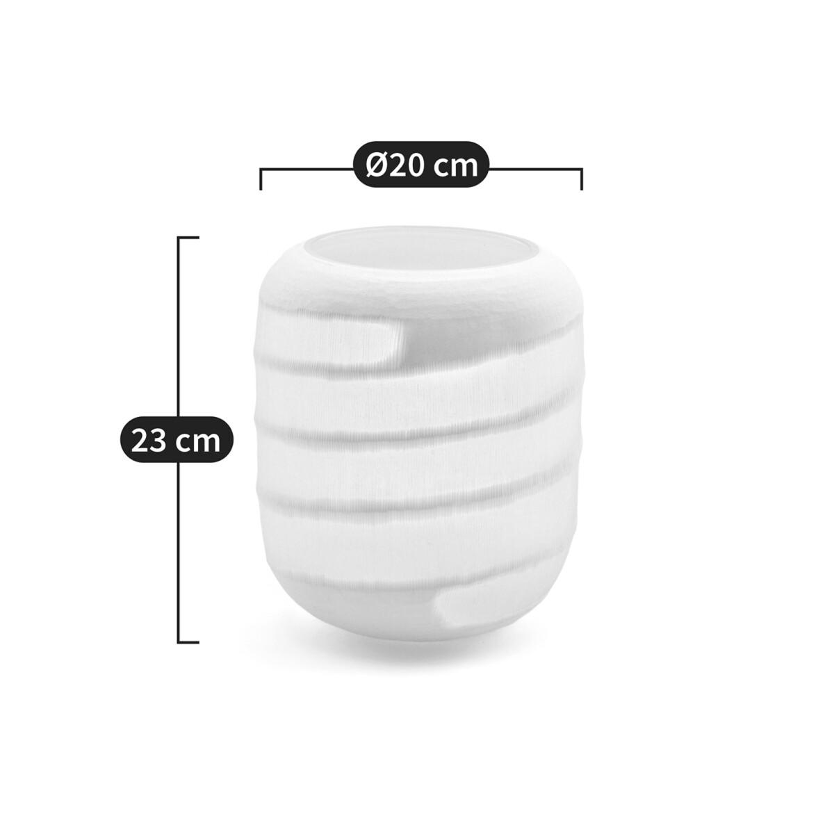 Topina Opaque Frosted Glass Vase – image 10