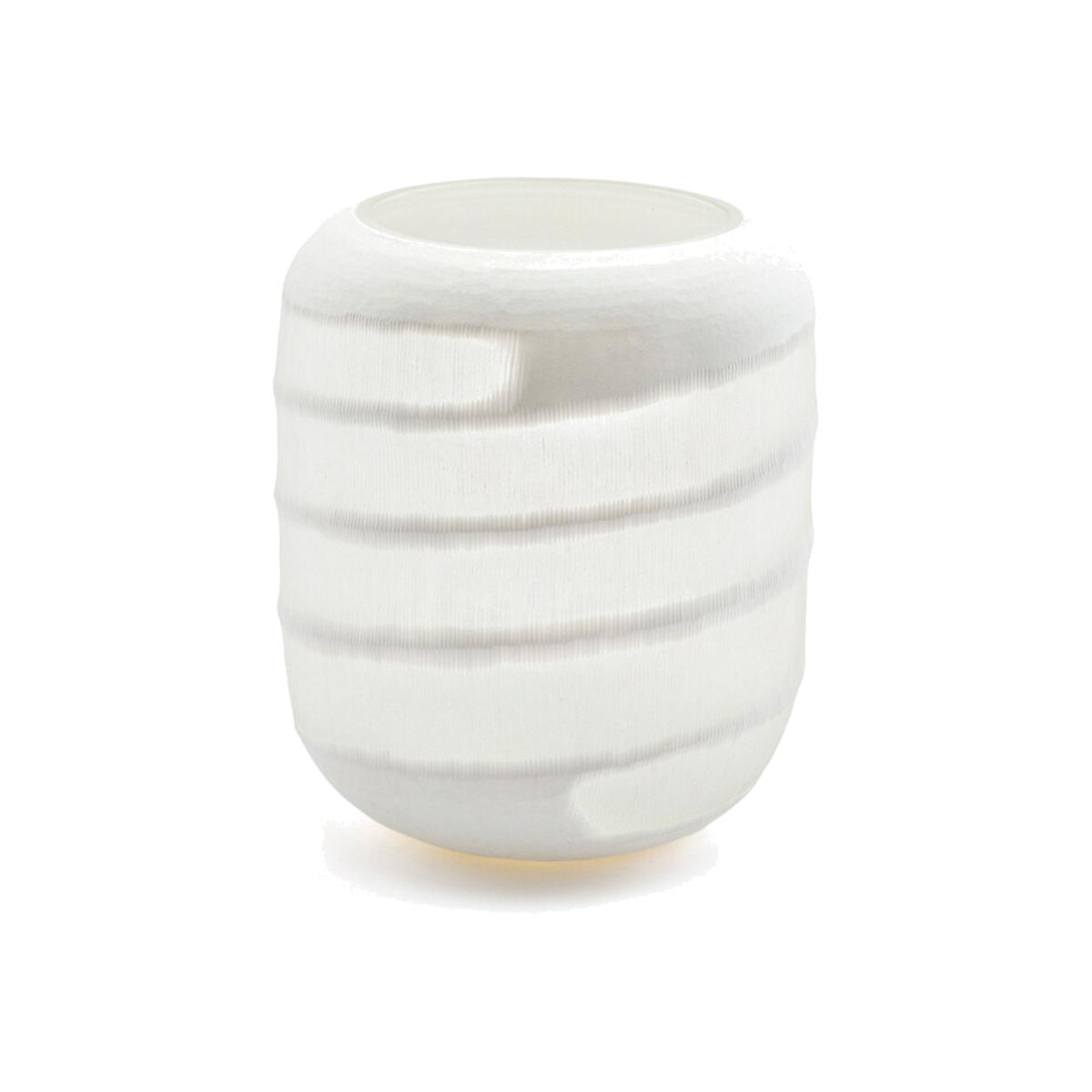 Topina Opaque Frosted Glass Vase – image 1