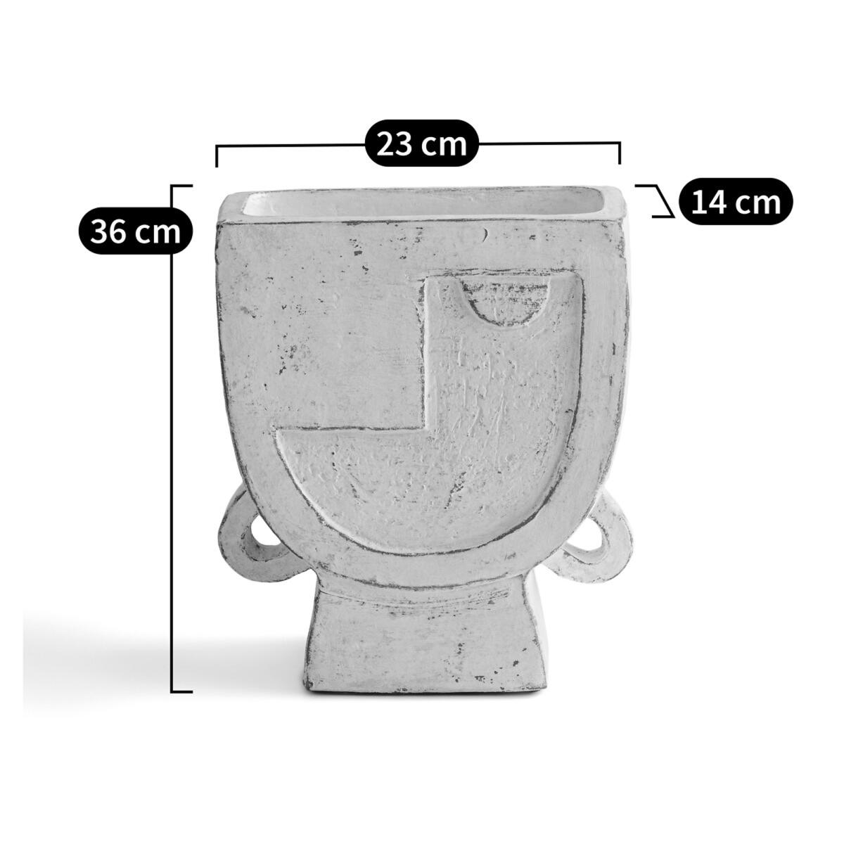 Atali Large Face Terracotta Vase – image 11