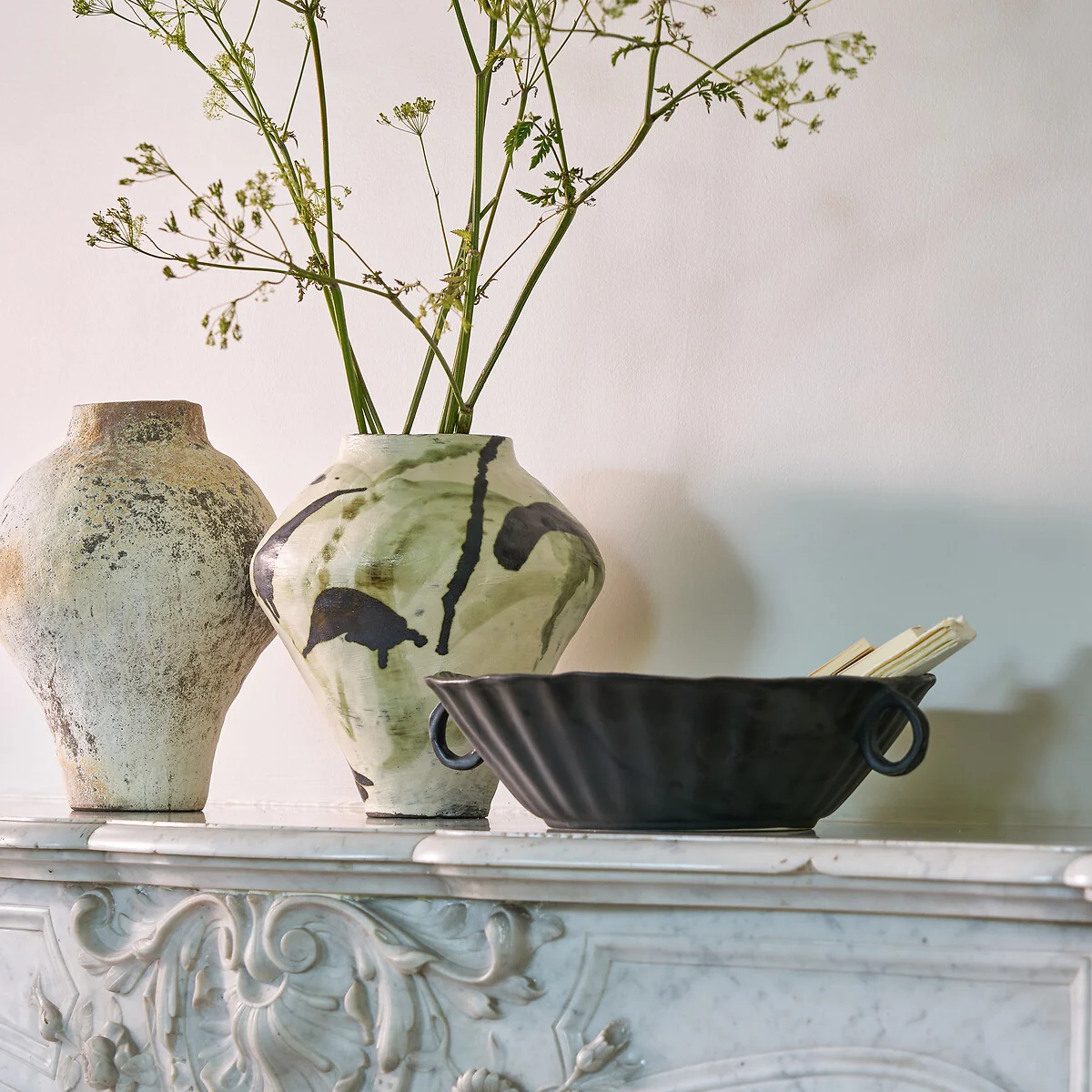 Sylor Vase in Aged Look Ceramic – image 2
