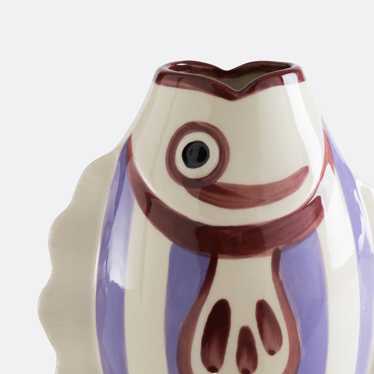 Fiska Ceramic Fish-Shaped Vase 31cm High – image 3