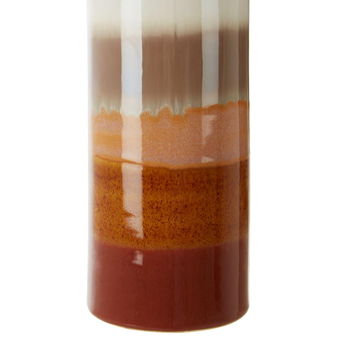 Stoneware Vase in Rust Stripe – image 2