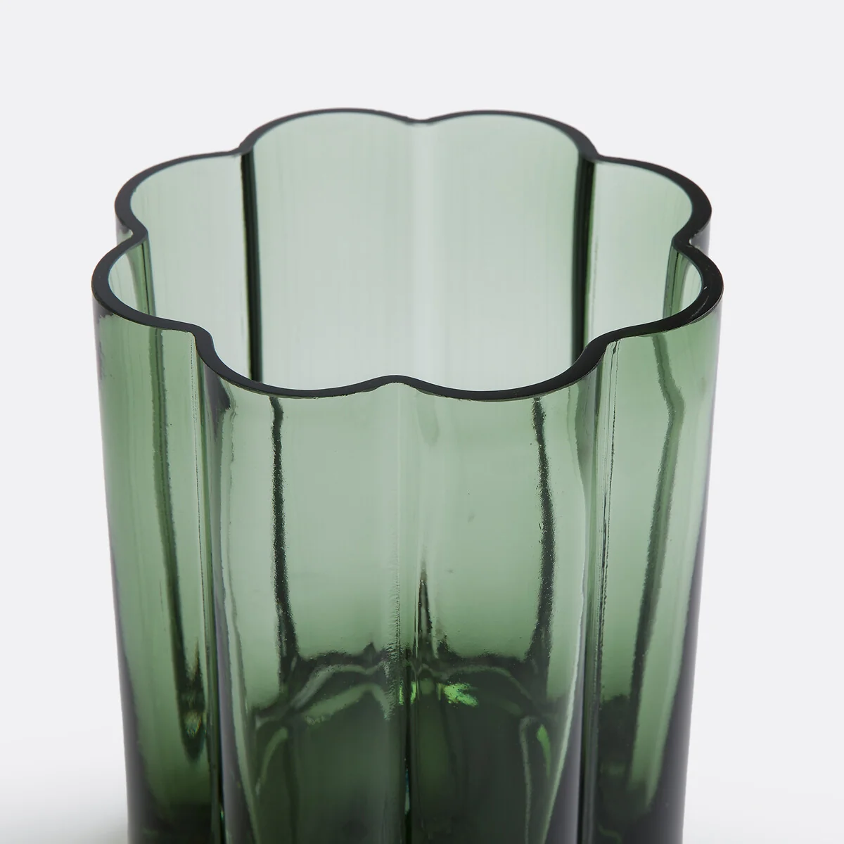 Helia Amber Glass Vase, H20cm – image 3
