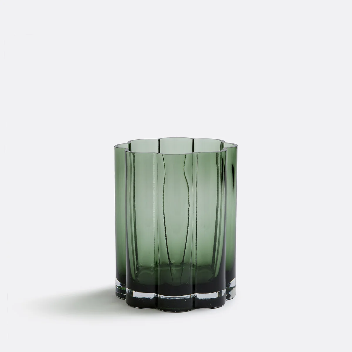 Helia Amber Glass Vase, H20cm – image 4