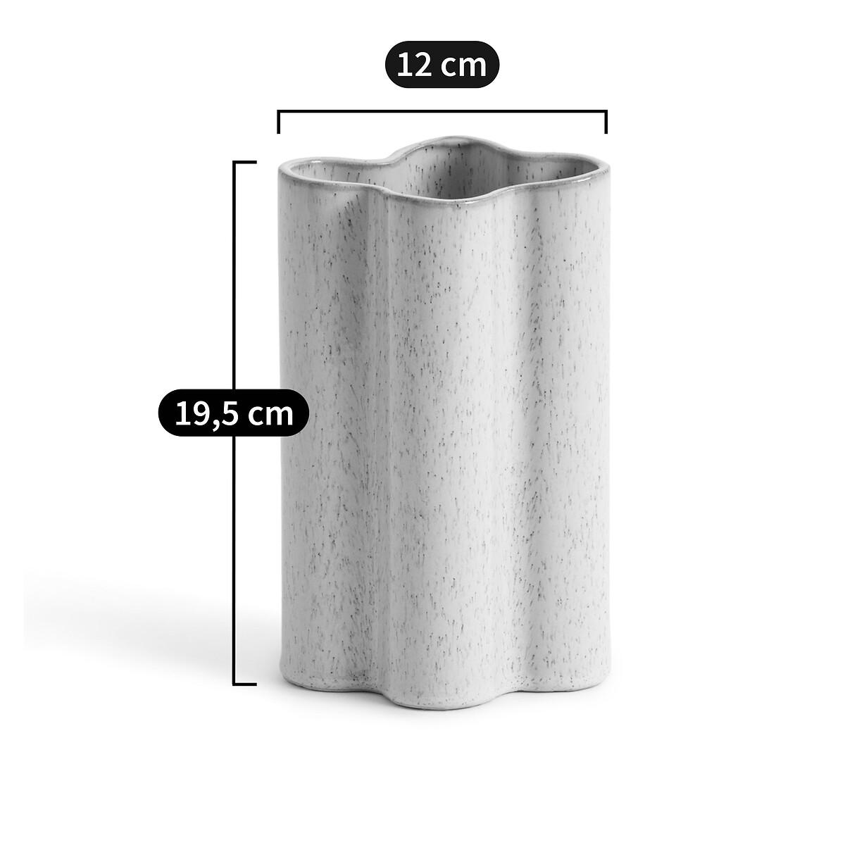 Diaki 19.5cm High Ceramic Clover Vase – image 5