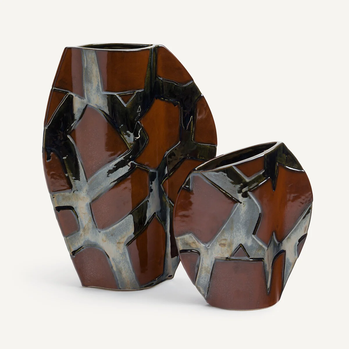 Iridyo Glazed Ceramic Vase – image 4