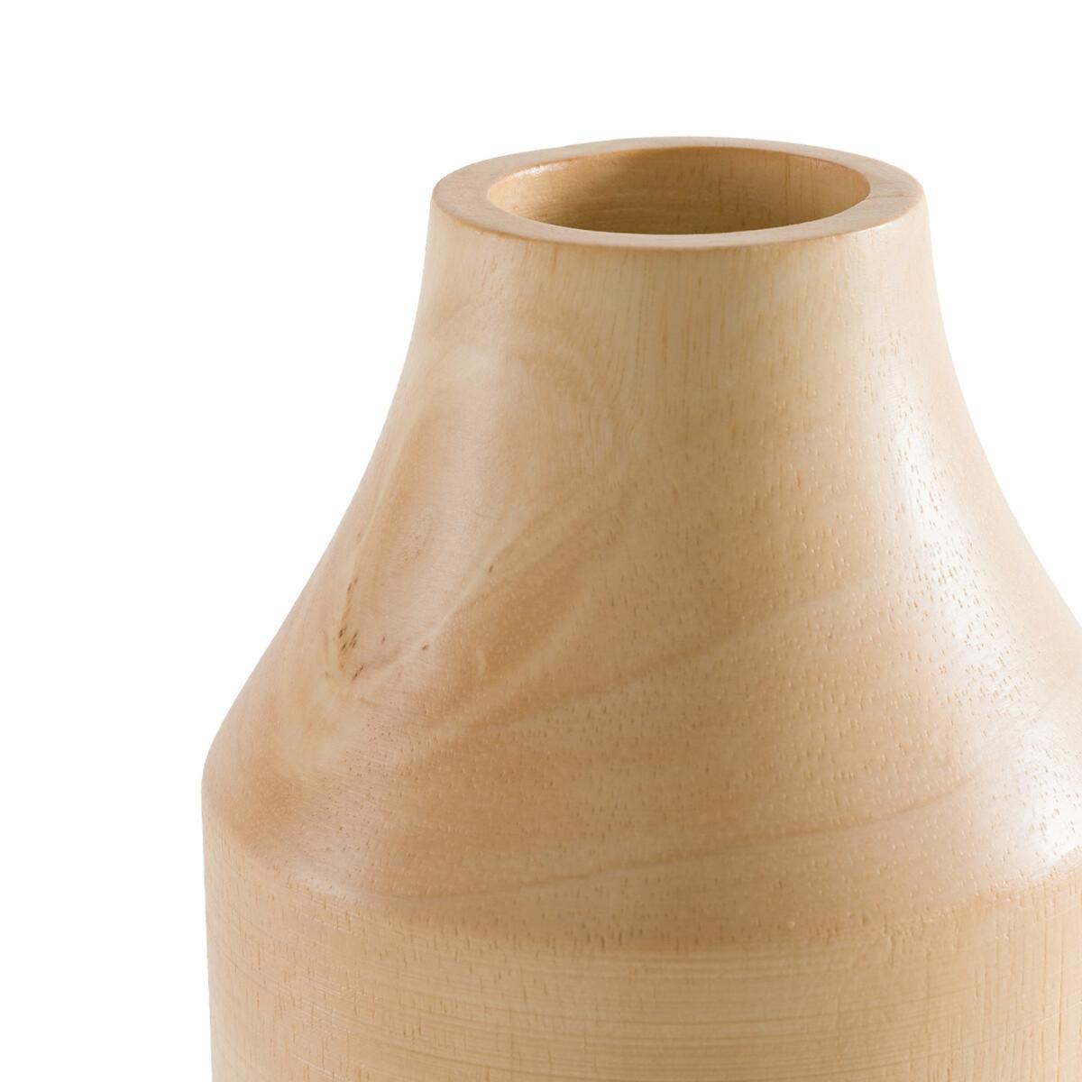 Idaho 28cm High Mango Wood Decorative Vase – image 2