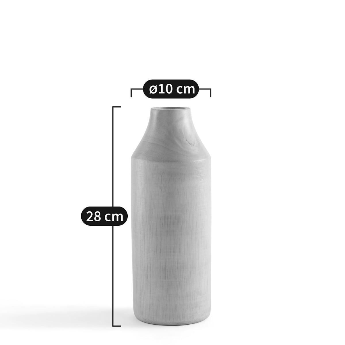 Idaho 28cm High Mango Wood Decorative Vase – image 7