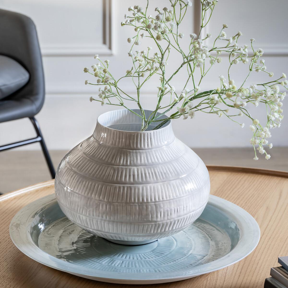 16cm Walton Textured Iron Vase – image 1