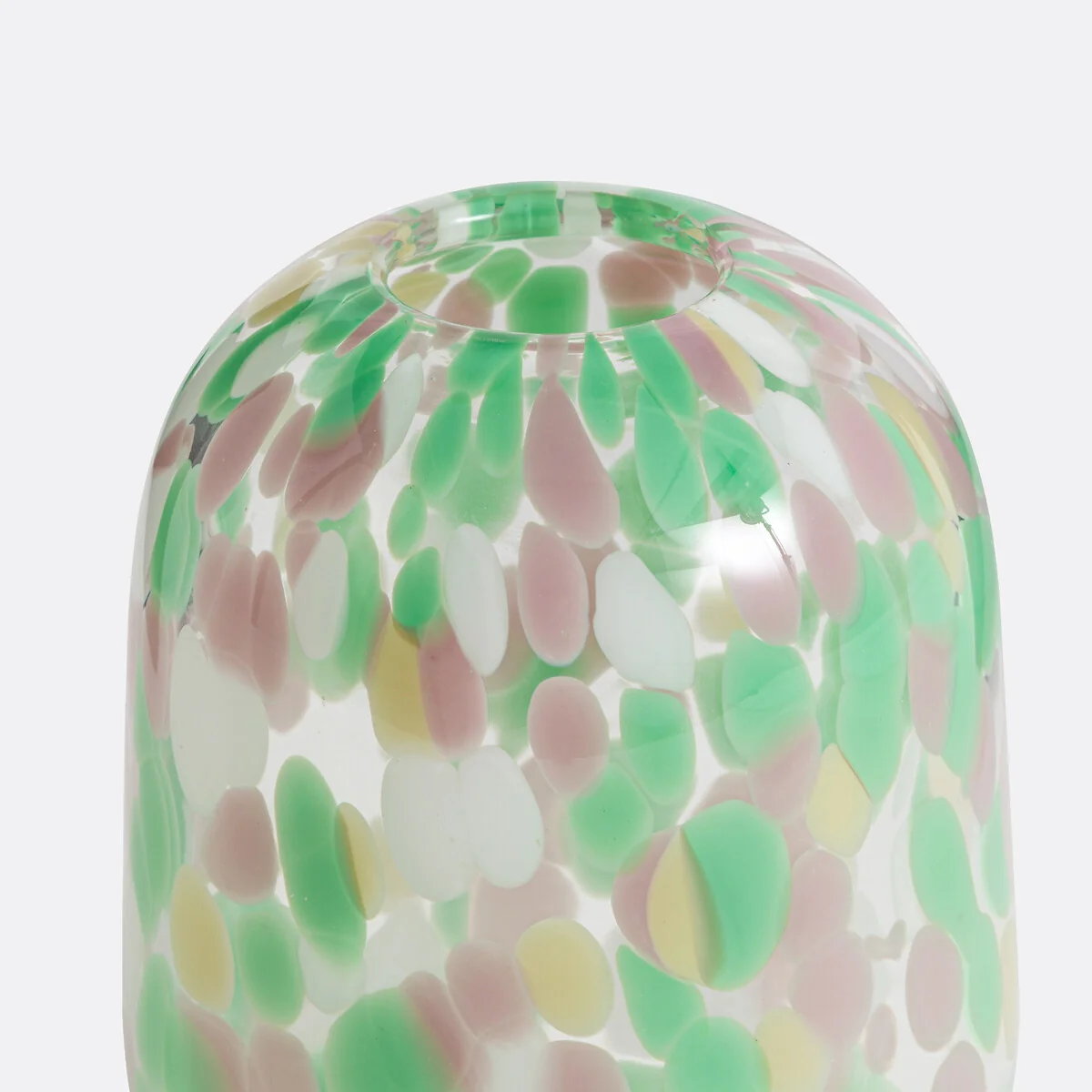 Miaro 15cm High Spotted Glass Vase – image 2