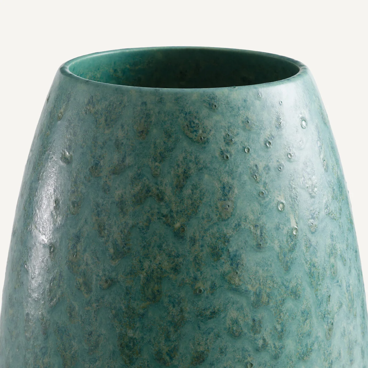 Dolo Two-Tone Glazed Earthenware Vase – image 3