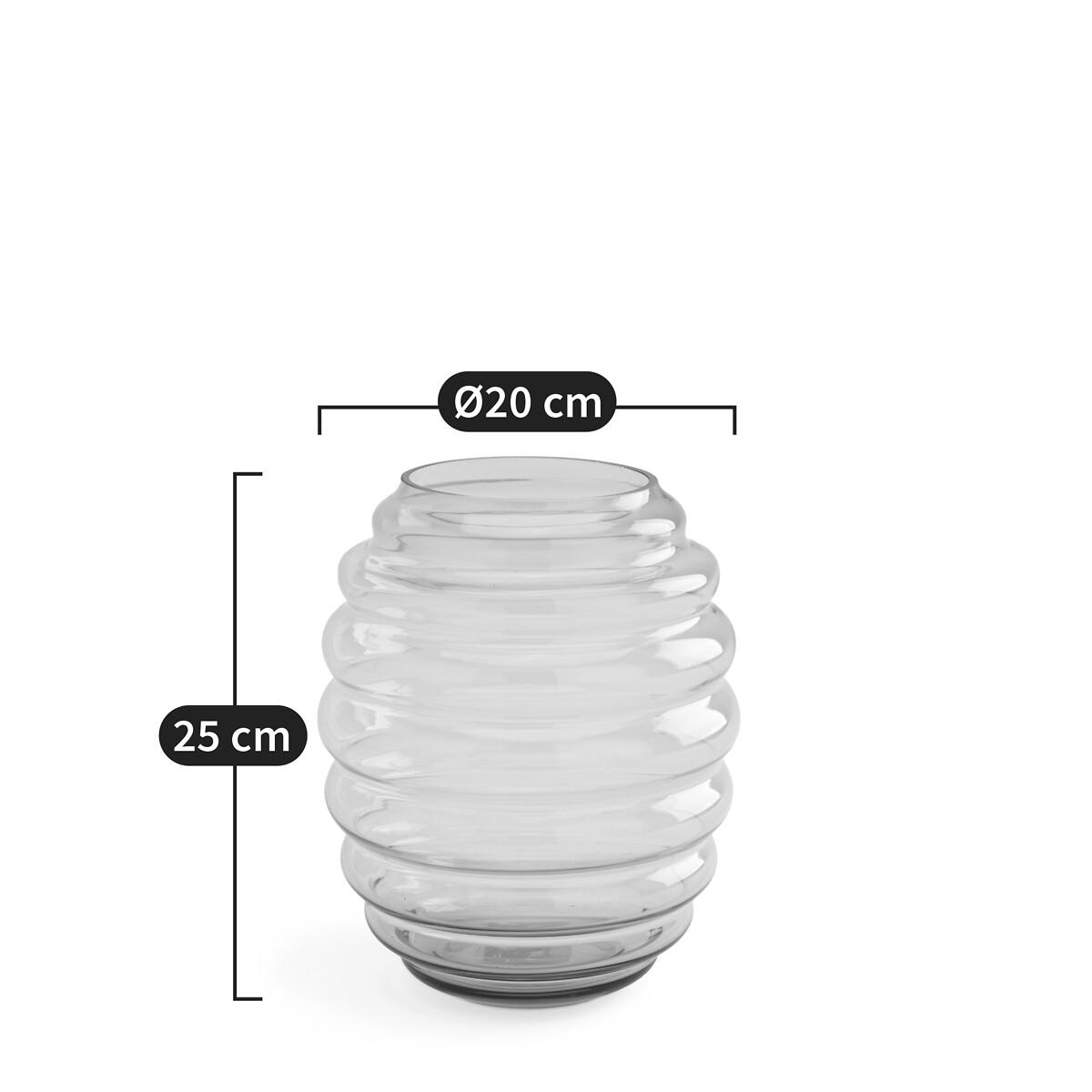 Mukita H25cm Textured Glass Vase – image 7