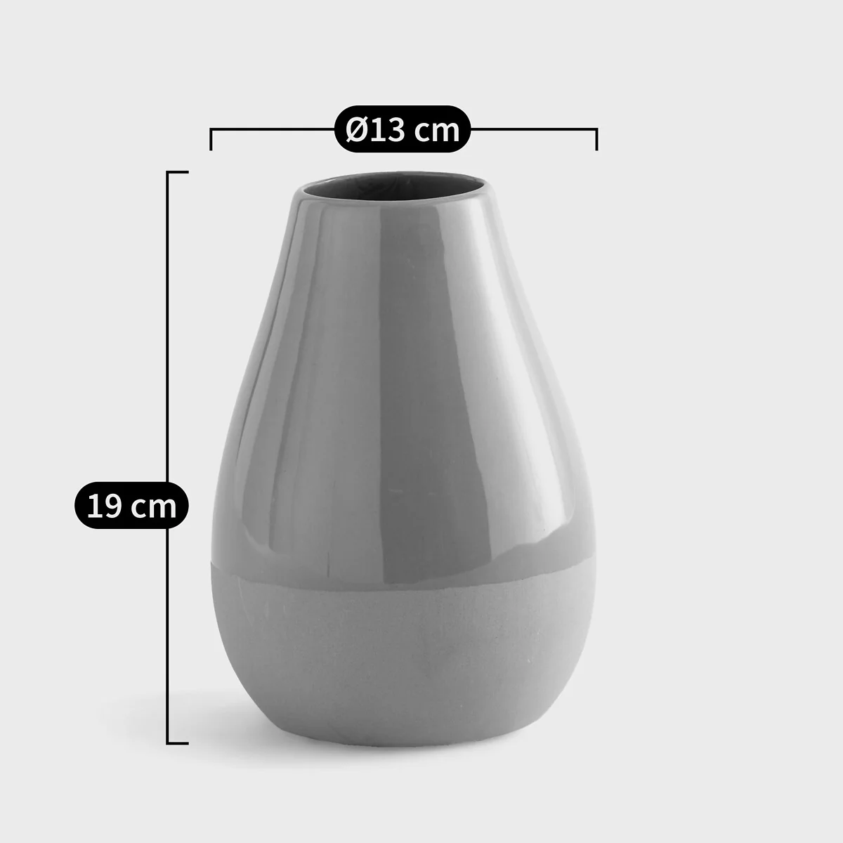 Pastela Ceramic Vase, H19cm – image 4