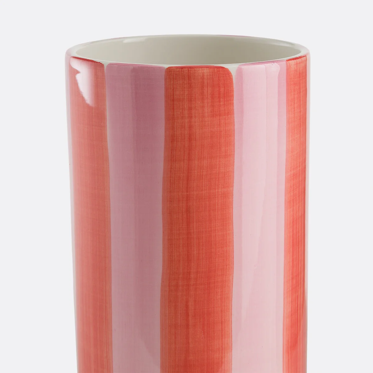 Jaoma Striped Ceramic Vase Height 18cm – image 2