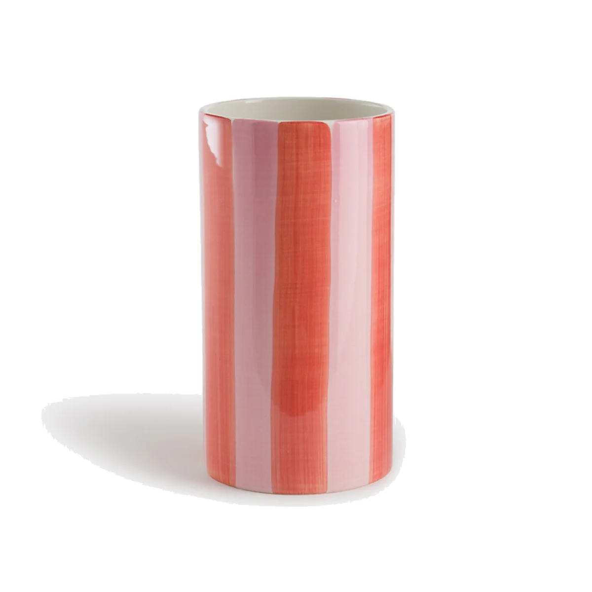 Jaoma Striped Ceramic Vase Height 18cm – image 1