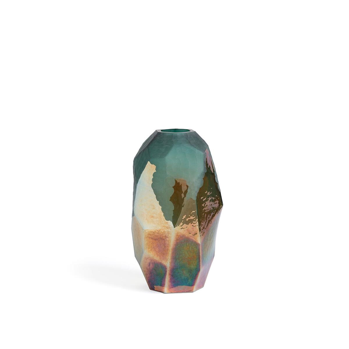 Opale Glass Vase, H36cm – image 2