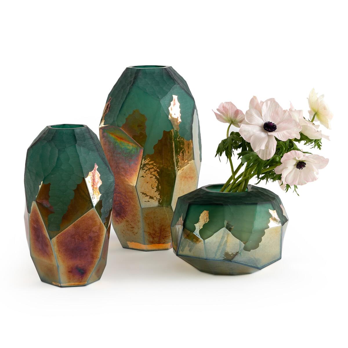 Opale Glass Vase, H36cm – image 6