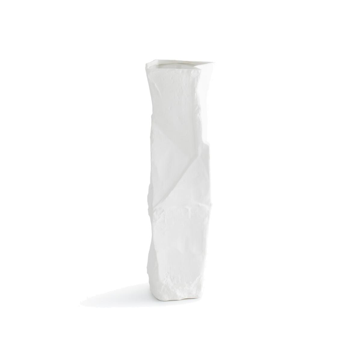 Risa 51cm High Geometric Matte Ceramic Vase – image 1