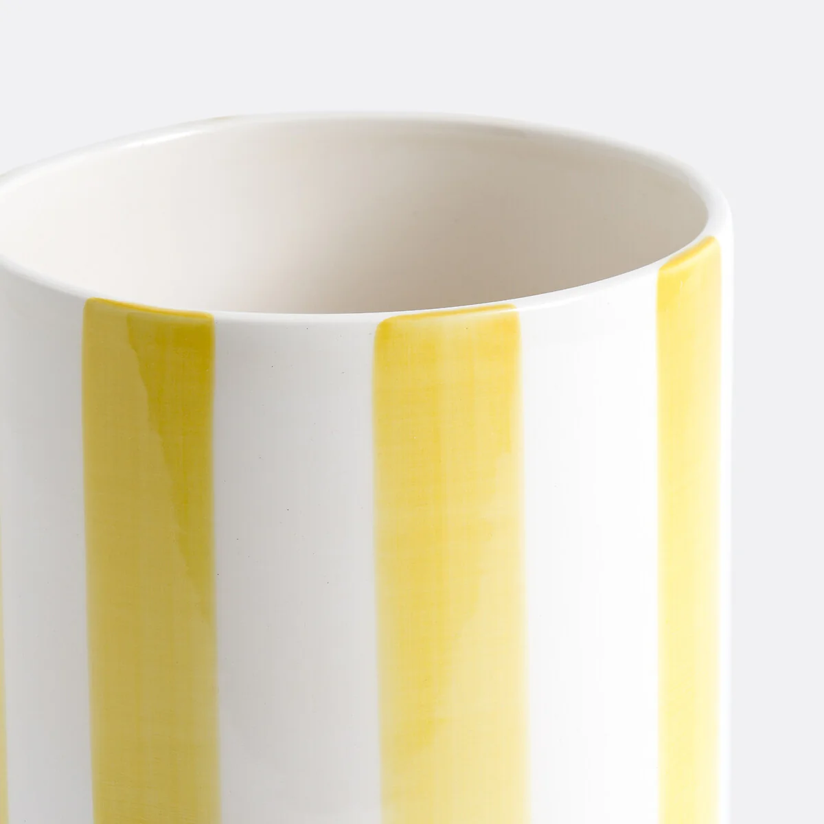 Jaoma Striped Ceramic Vase, H25cm – image 3