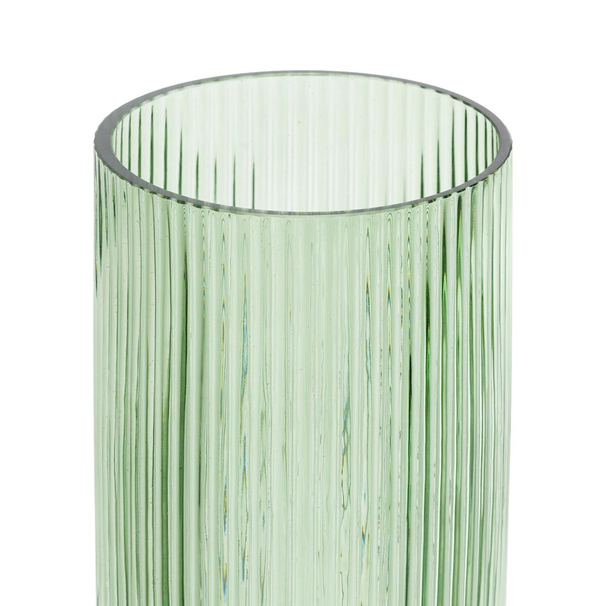 Valira H26cm Textured Glass Vase – image 2