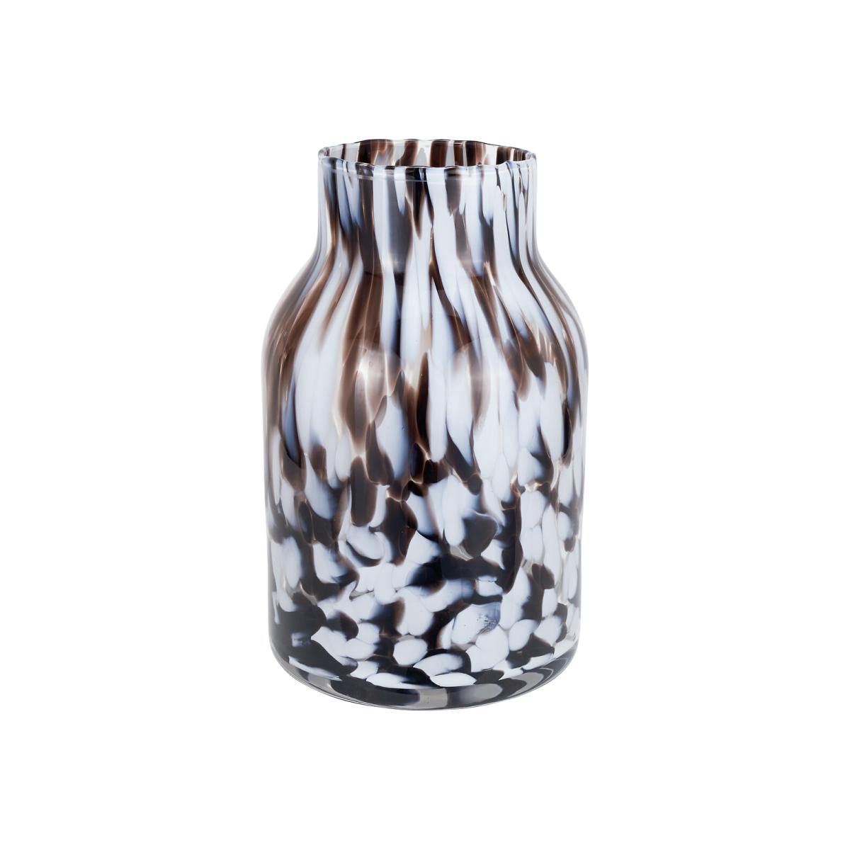 32cm Tortoise Shell Glass Vase – image 1