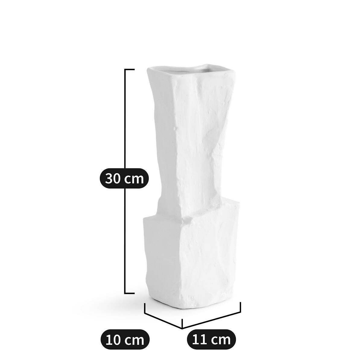 Risa 30cm High Geometric Ceramic Vase – image 5
