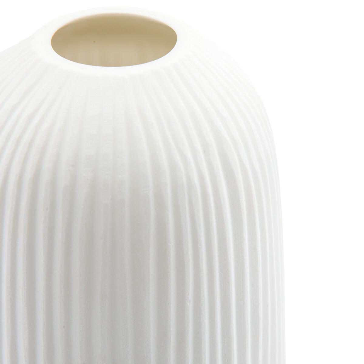 Mistrie Opaque Striated Glass Vase – image 2