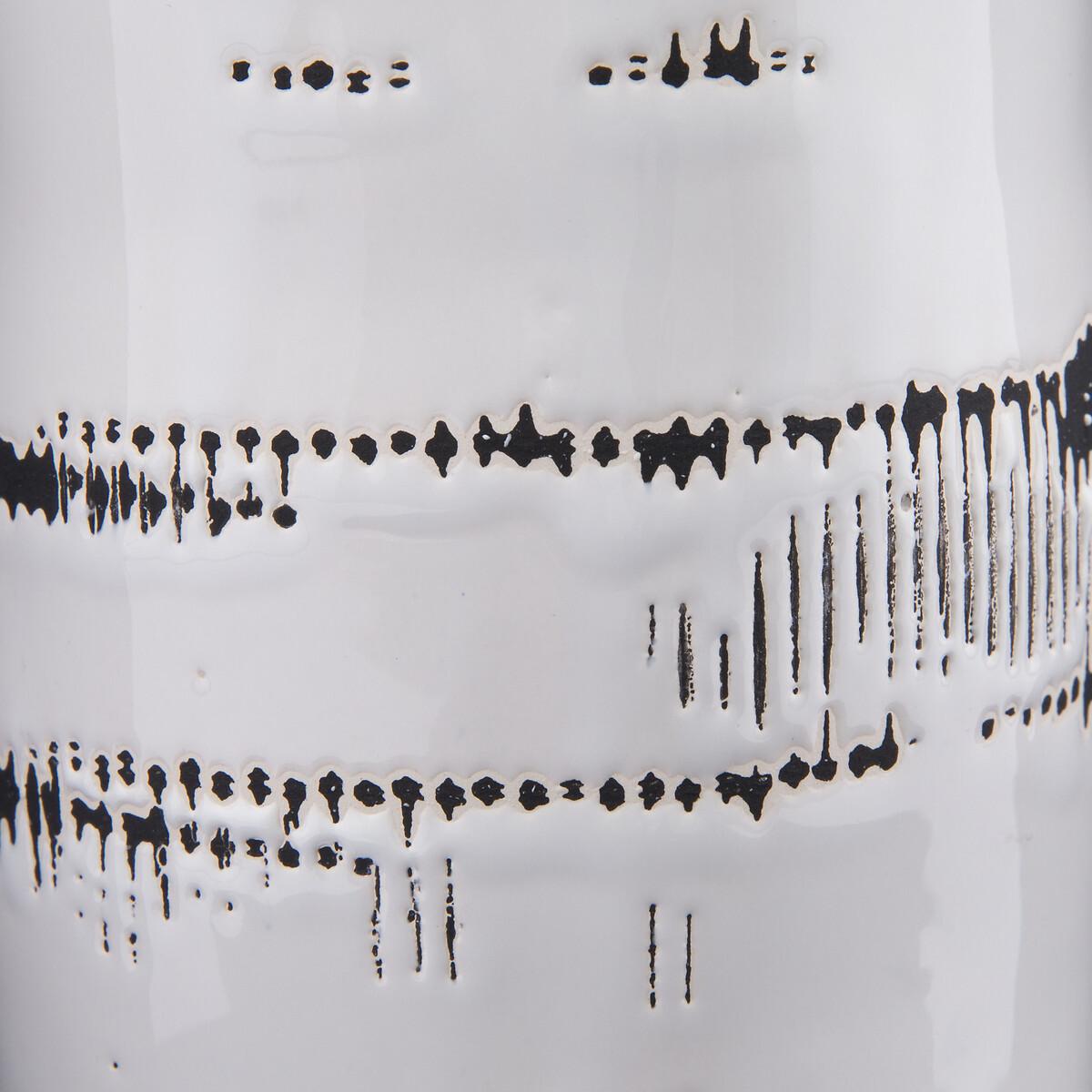 Raw Glazed Ceramic Vase, H25.5cm – image 5
